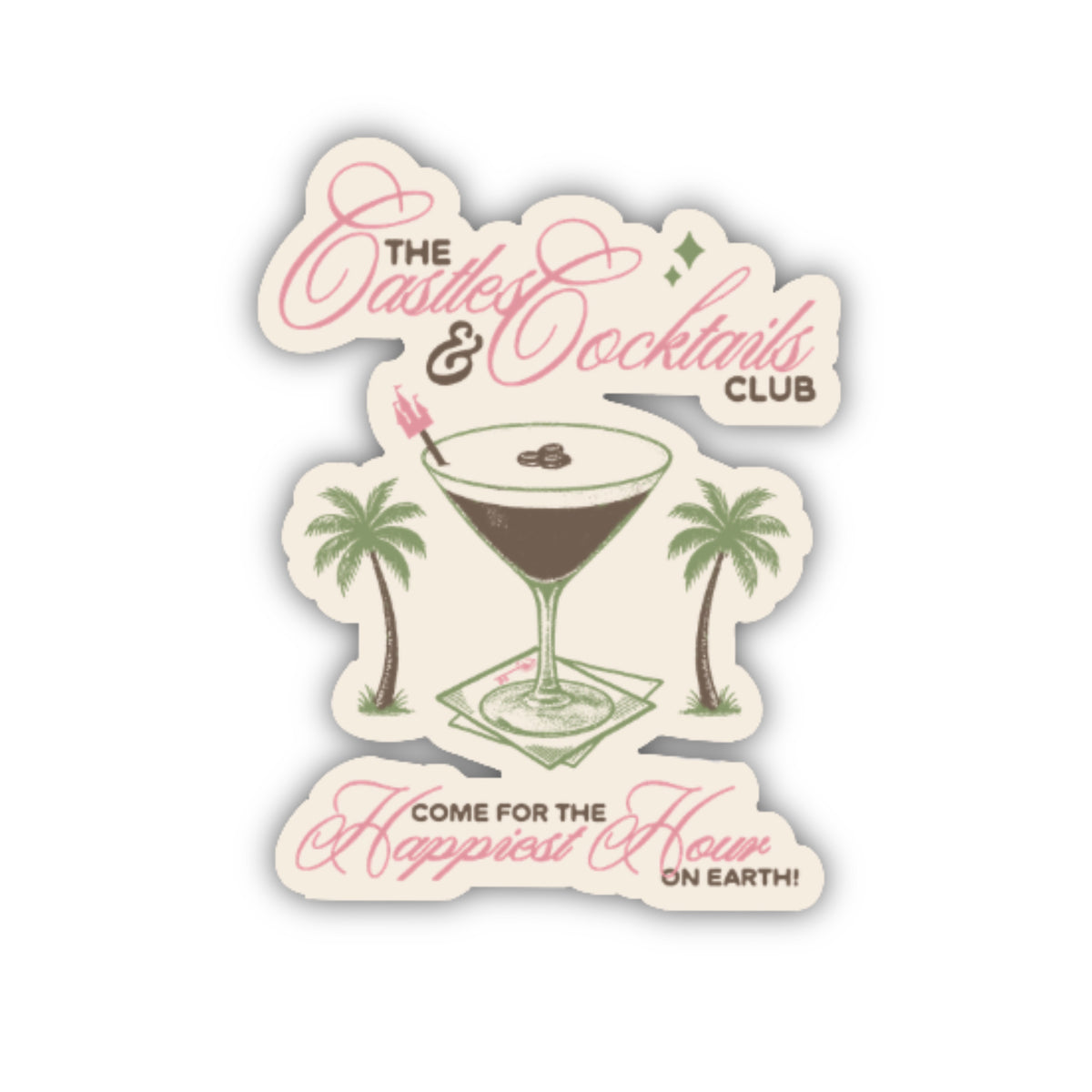 Castles and Cocktails Sticker