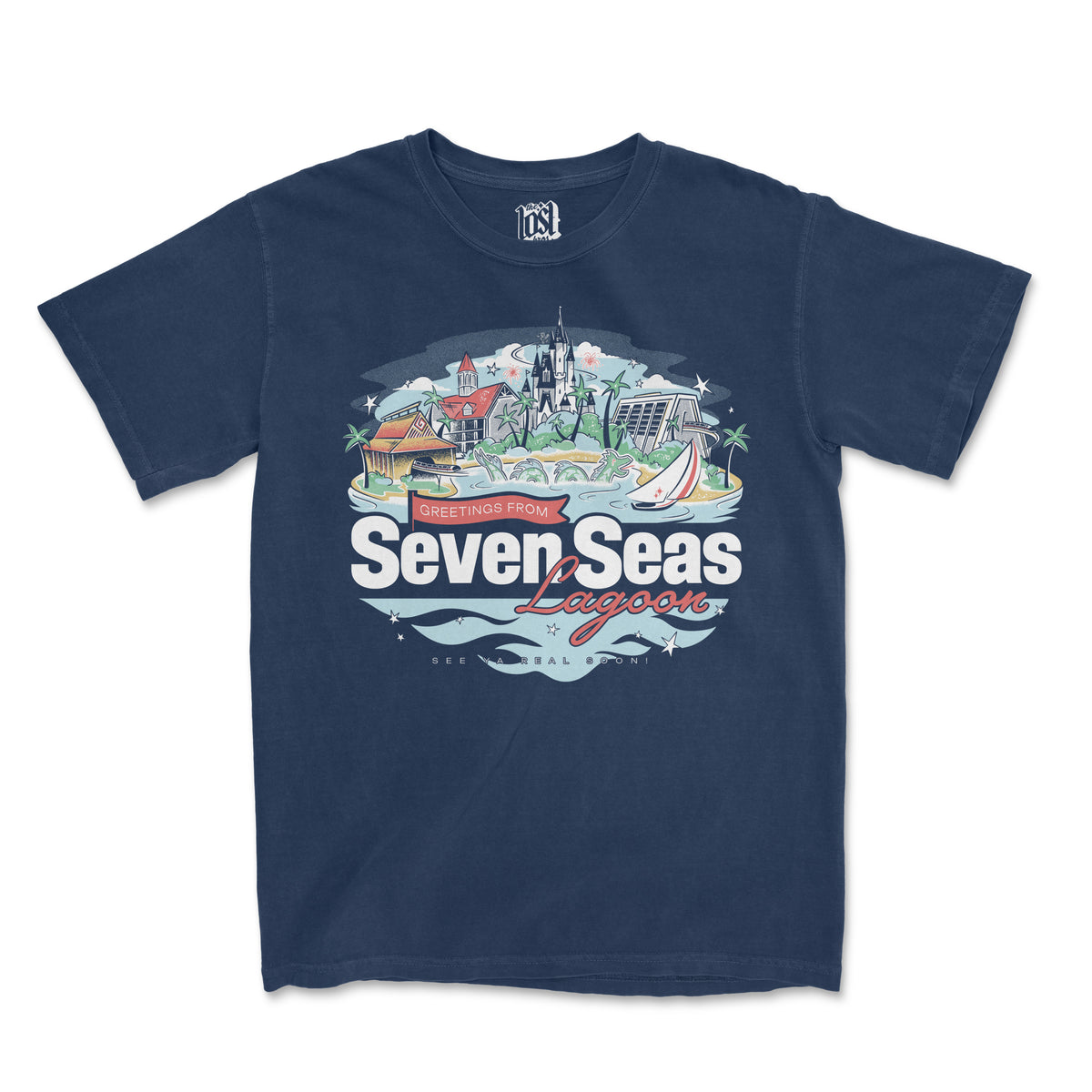 Greetings from 7 Seas Lagoon Tee