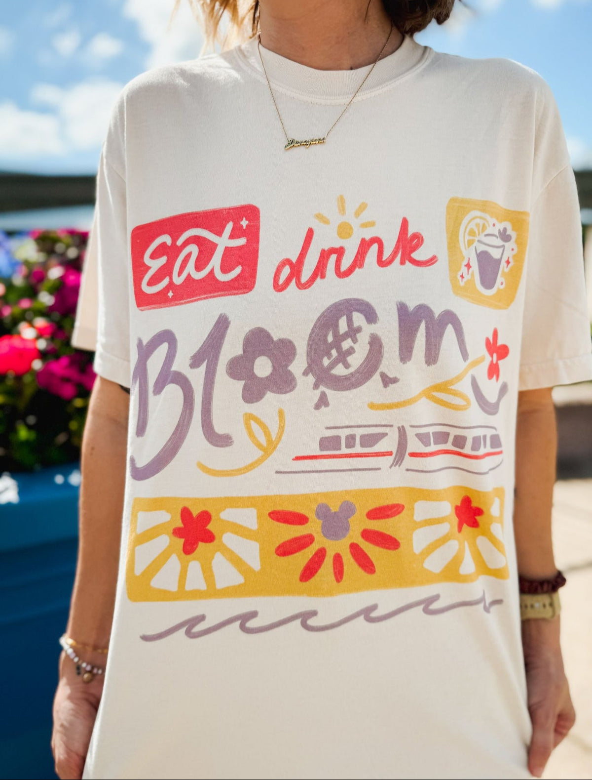 Eat Drink Bloom Tee