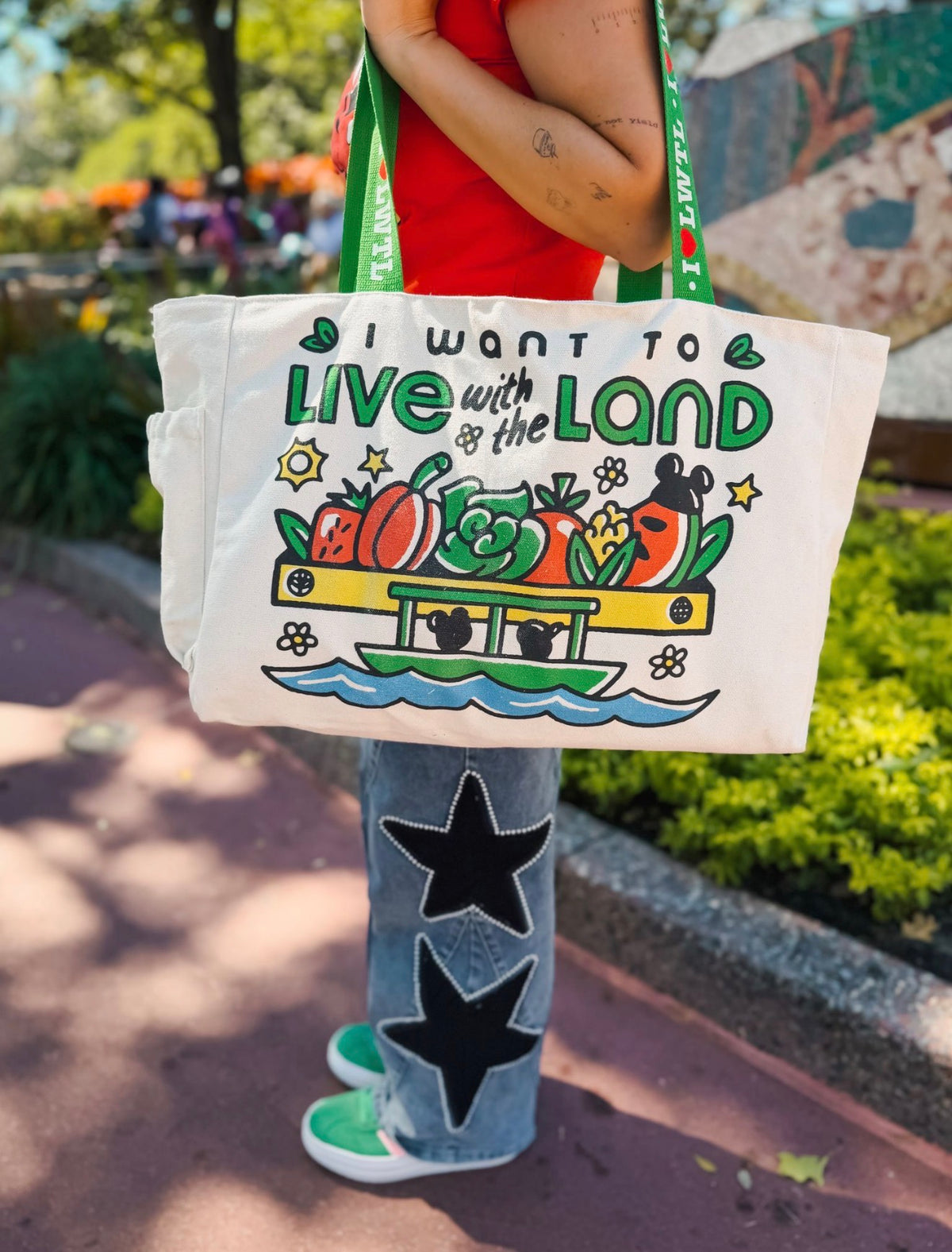 I Want To Live With The Land Tote - Supermarket Variant