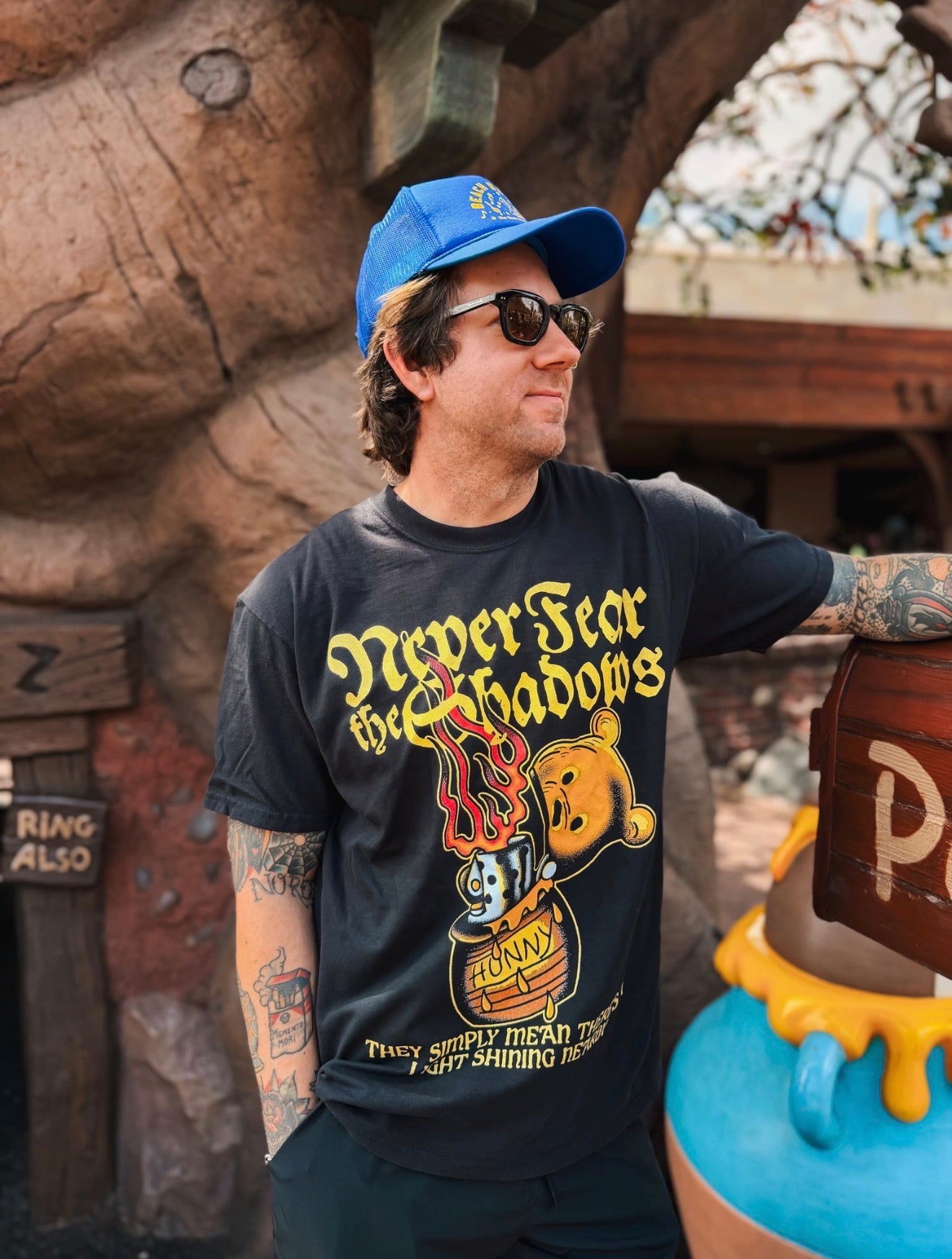 Never Fear The Shadows Tee - The Lost Bros