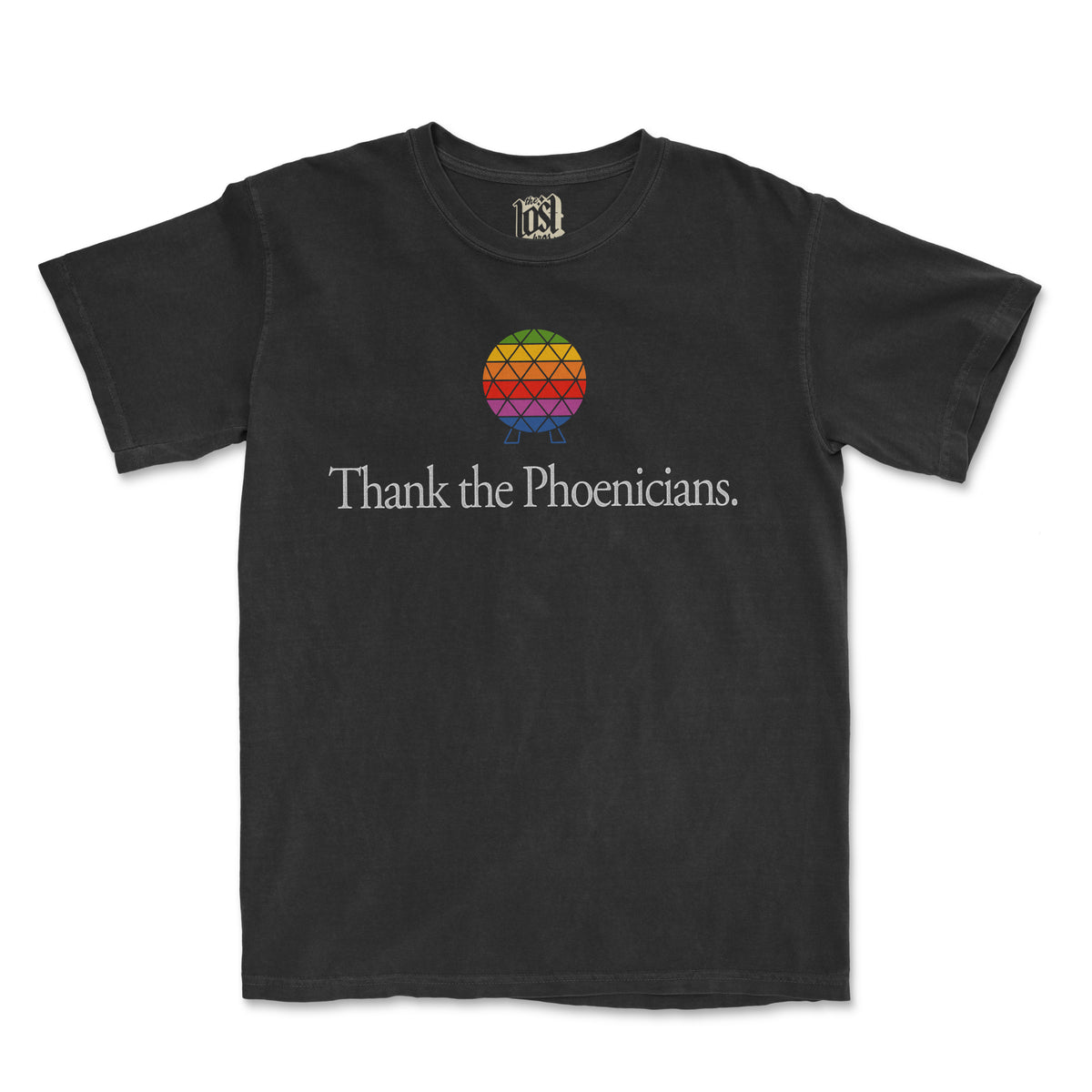 Thank The Phoenicians Tee - The Retro Apple Variant