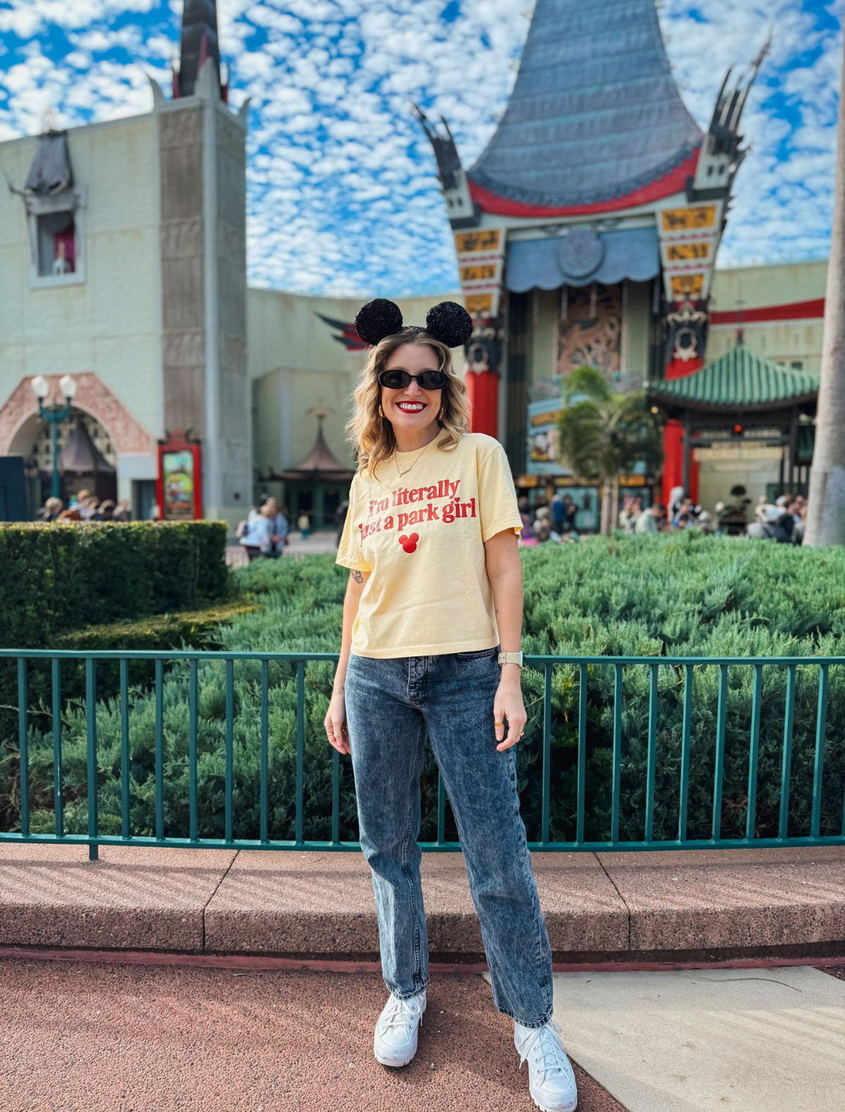 Literally Just A Park Girl Cropped Tee