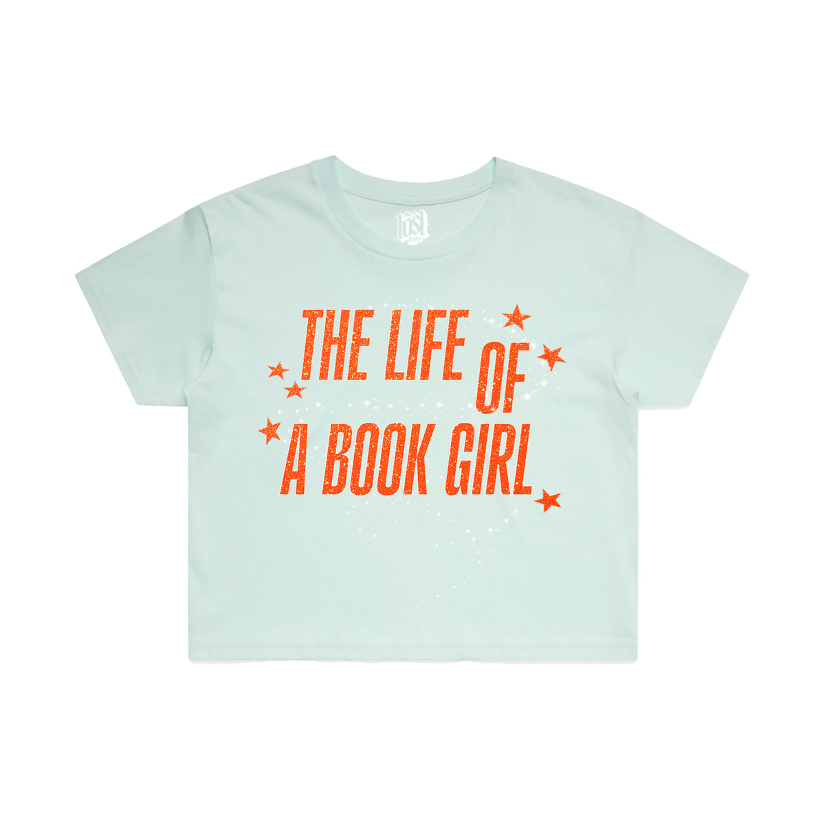 Life Of A Book Girl Crop Tee