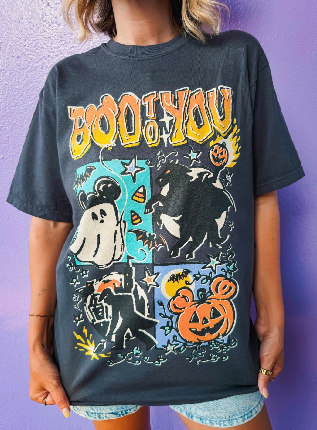 Boo To You Tee - Tombstone Gray Variant