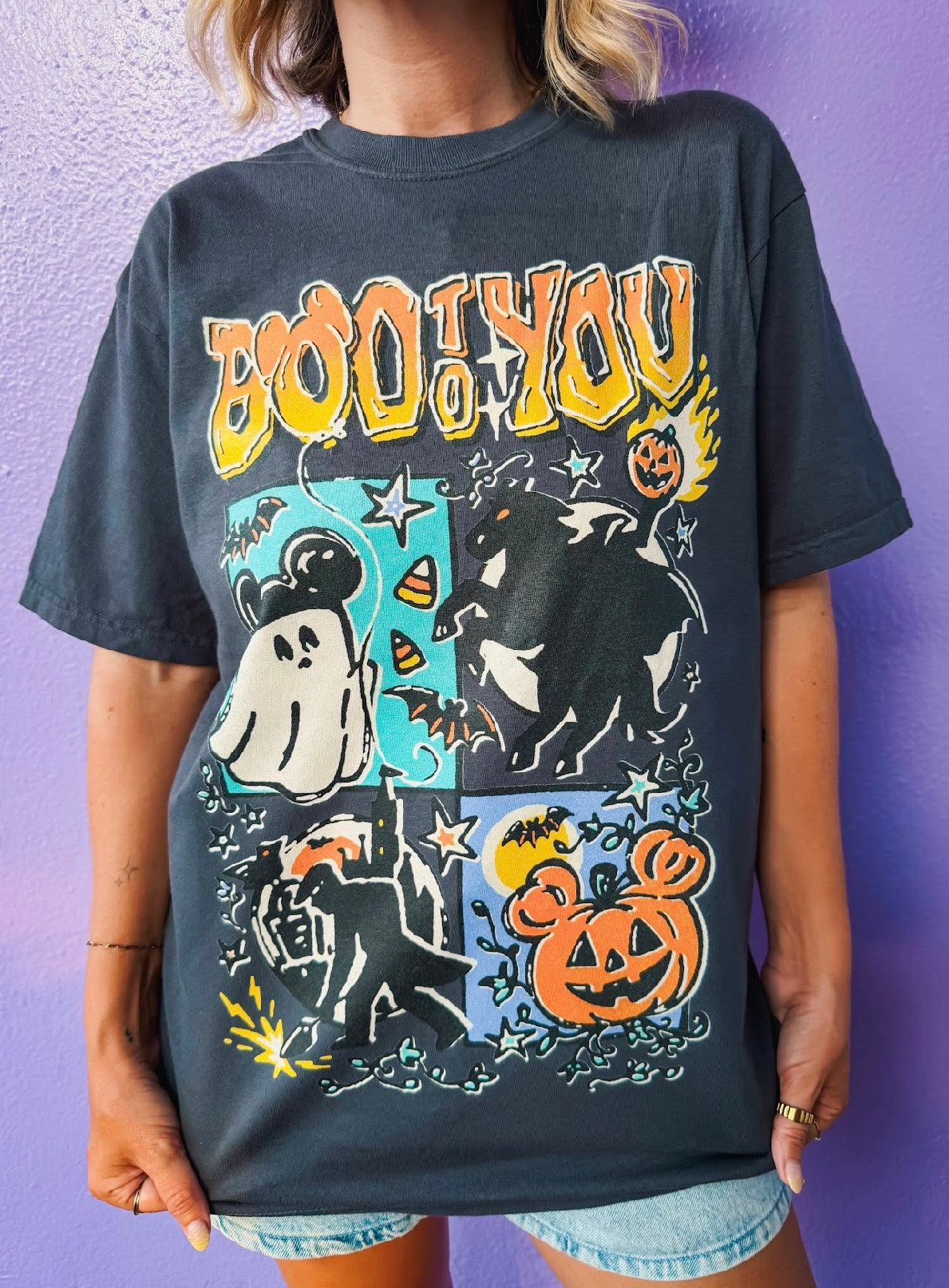 Boo To You Tee - Tombstone Gray Variant