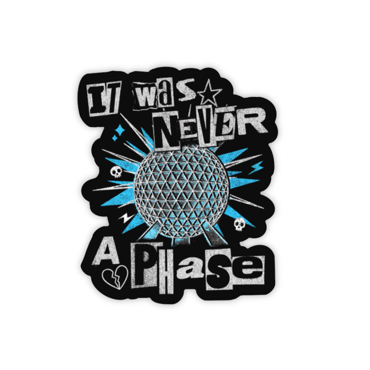Never A Phase Sticker - EmoCOT Variant