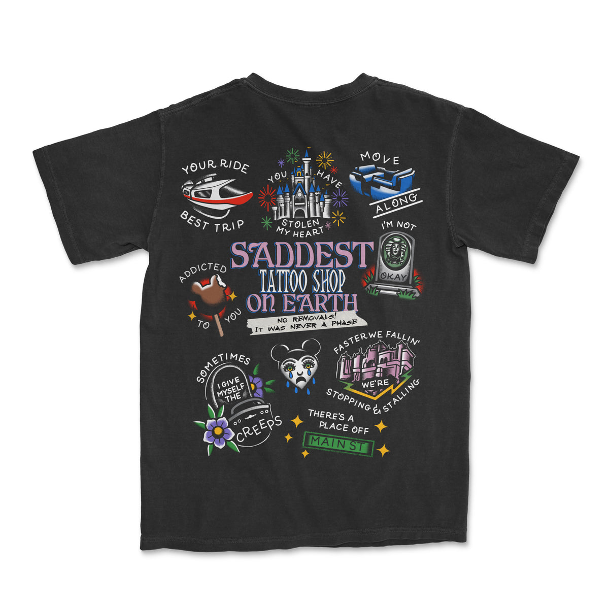 Saddest Place Tattoo Shop Tee