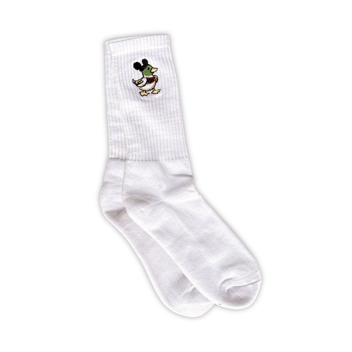 Park Mallard Embroidered Crew Socks