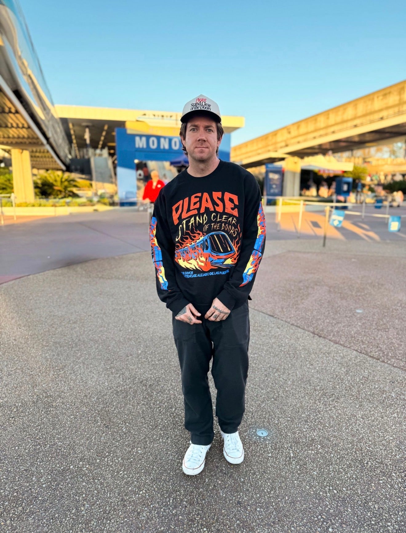 Please Stand Clear Sweatshirt - Heavy Metal Variant - The Lost Bros