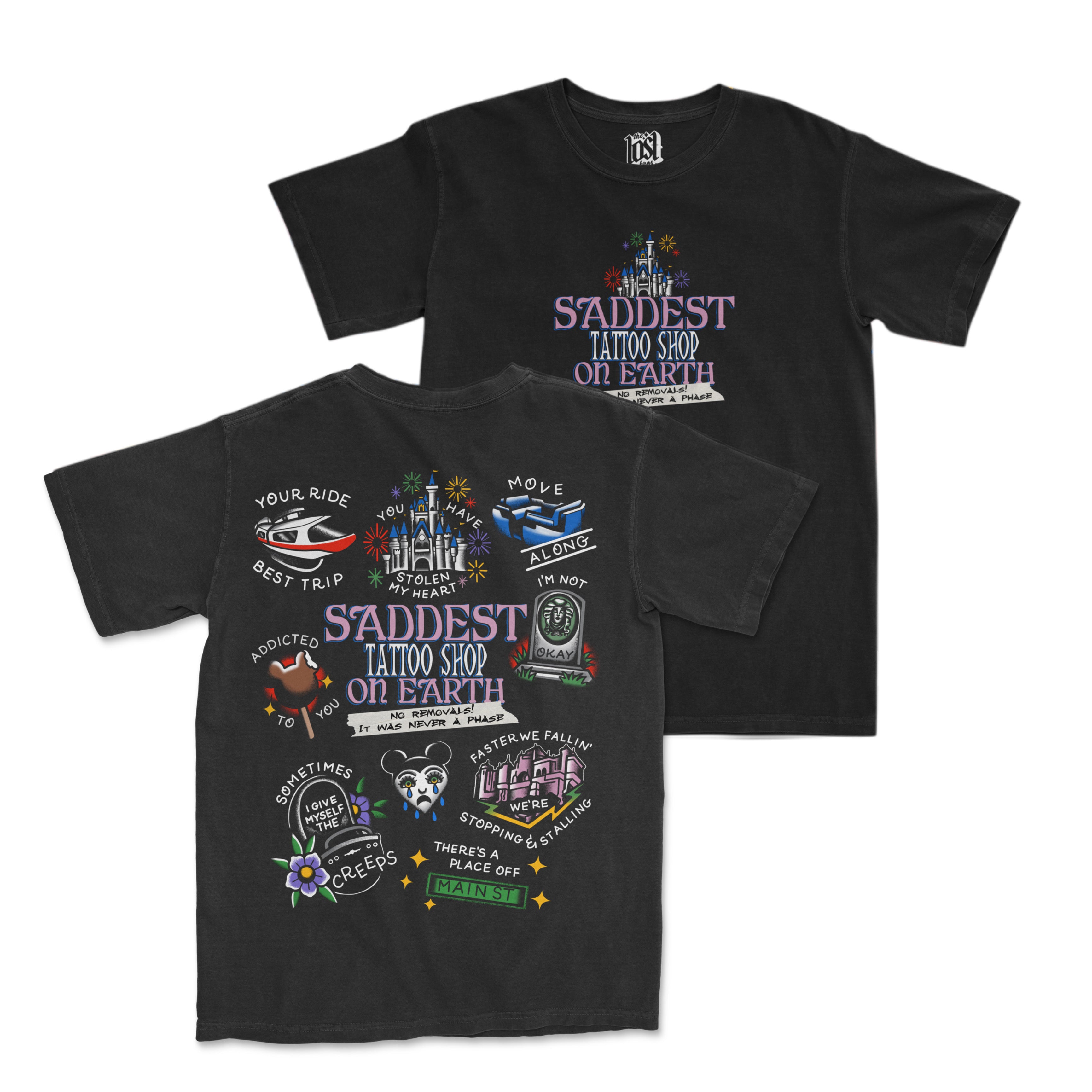 Saddest Place Tattoo Shop Tee