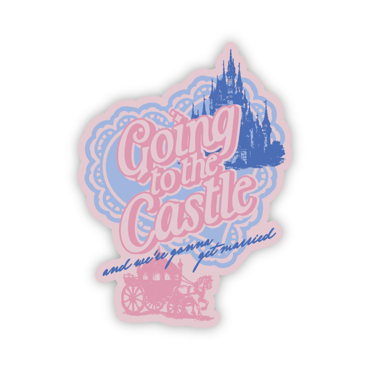 Going to the Castle Sticker