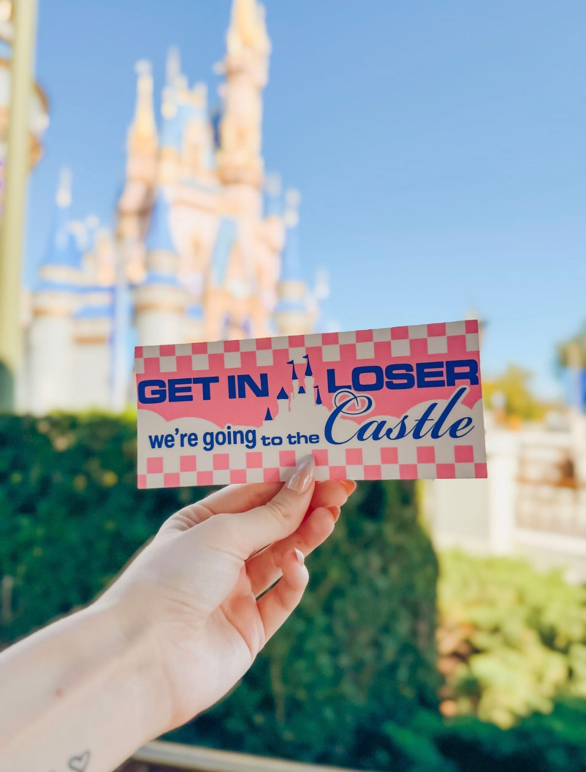 Get In Loser Bumper Sticker