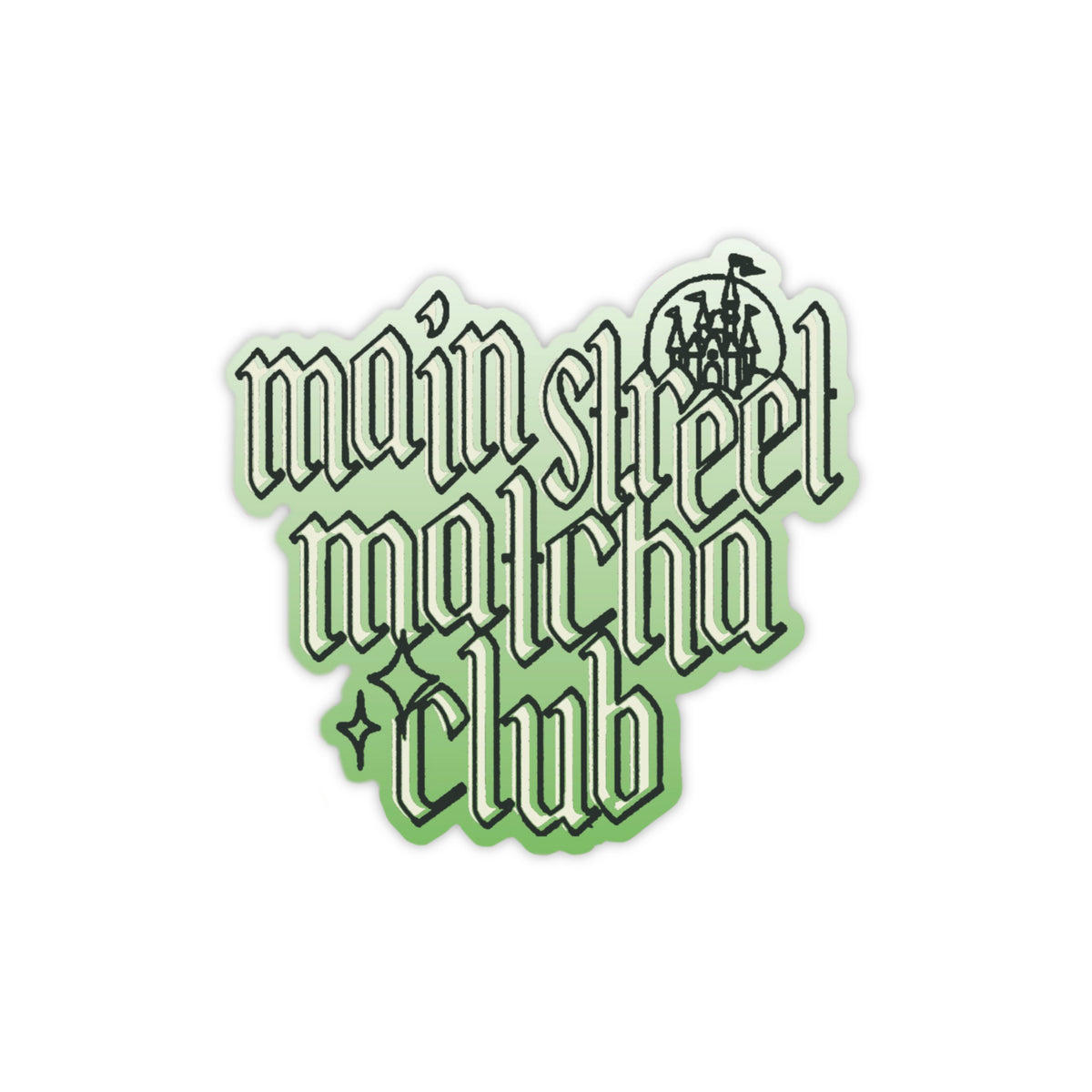 Main Street Matcha Club Sticker