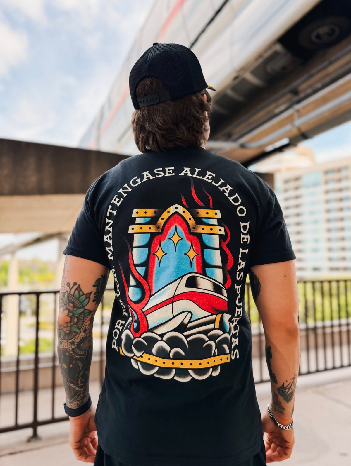 Monorail Station Tattoo Tee