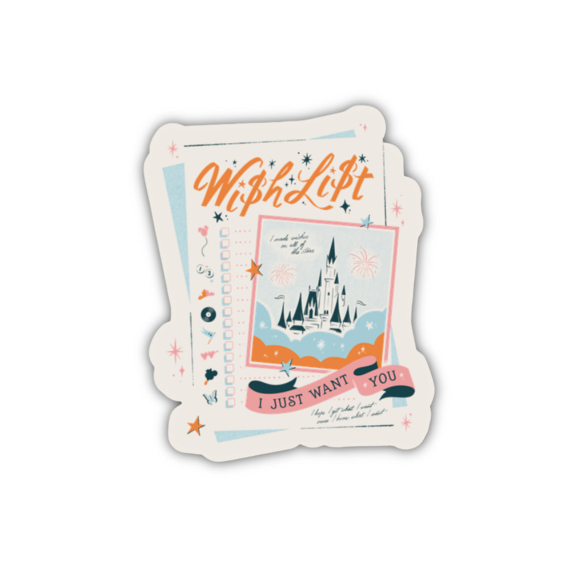 Wish List Sticker