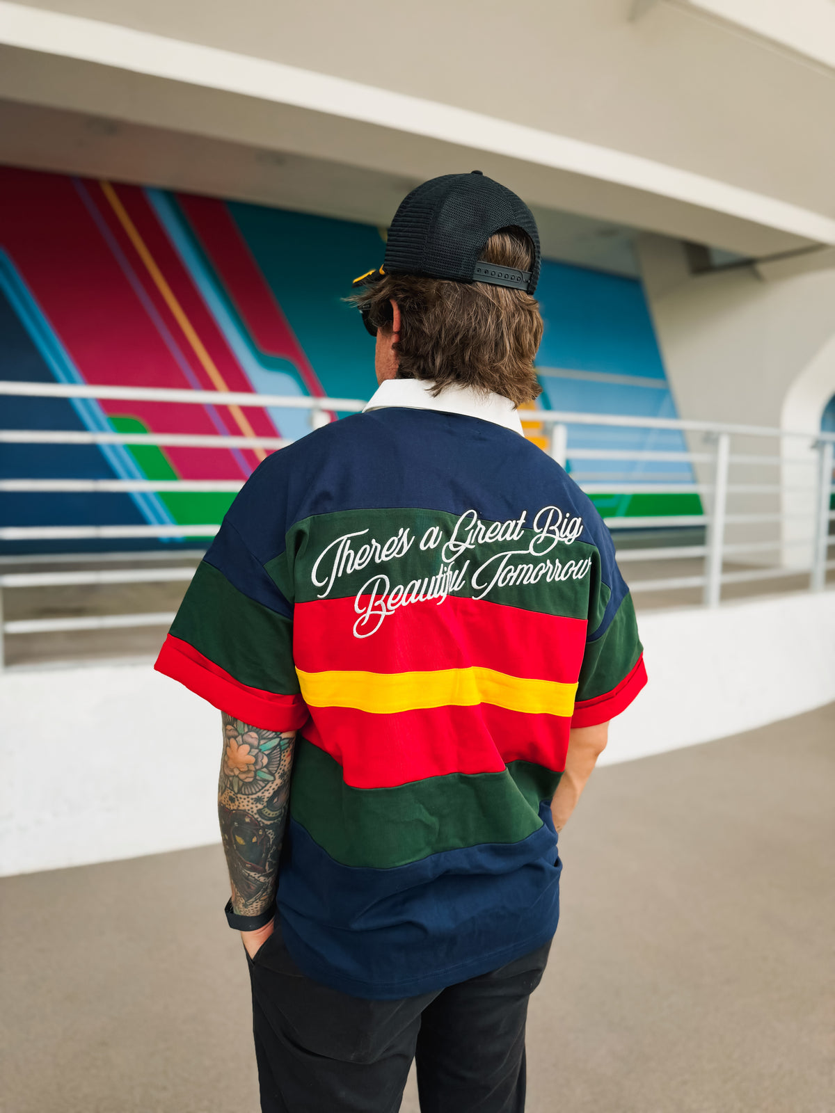 Great Big Beautiful Rugby Short Sleeve Polo