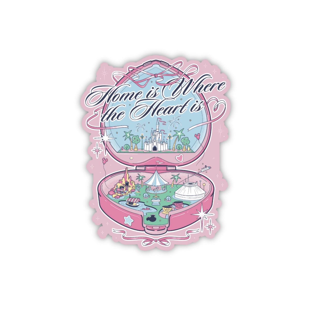 Home Is Where The Heart Is Sticker