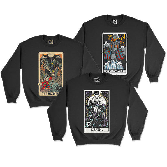 Tarot Card Sweatshirt - Full Collection