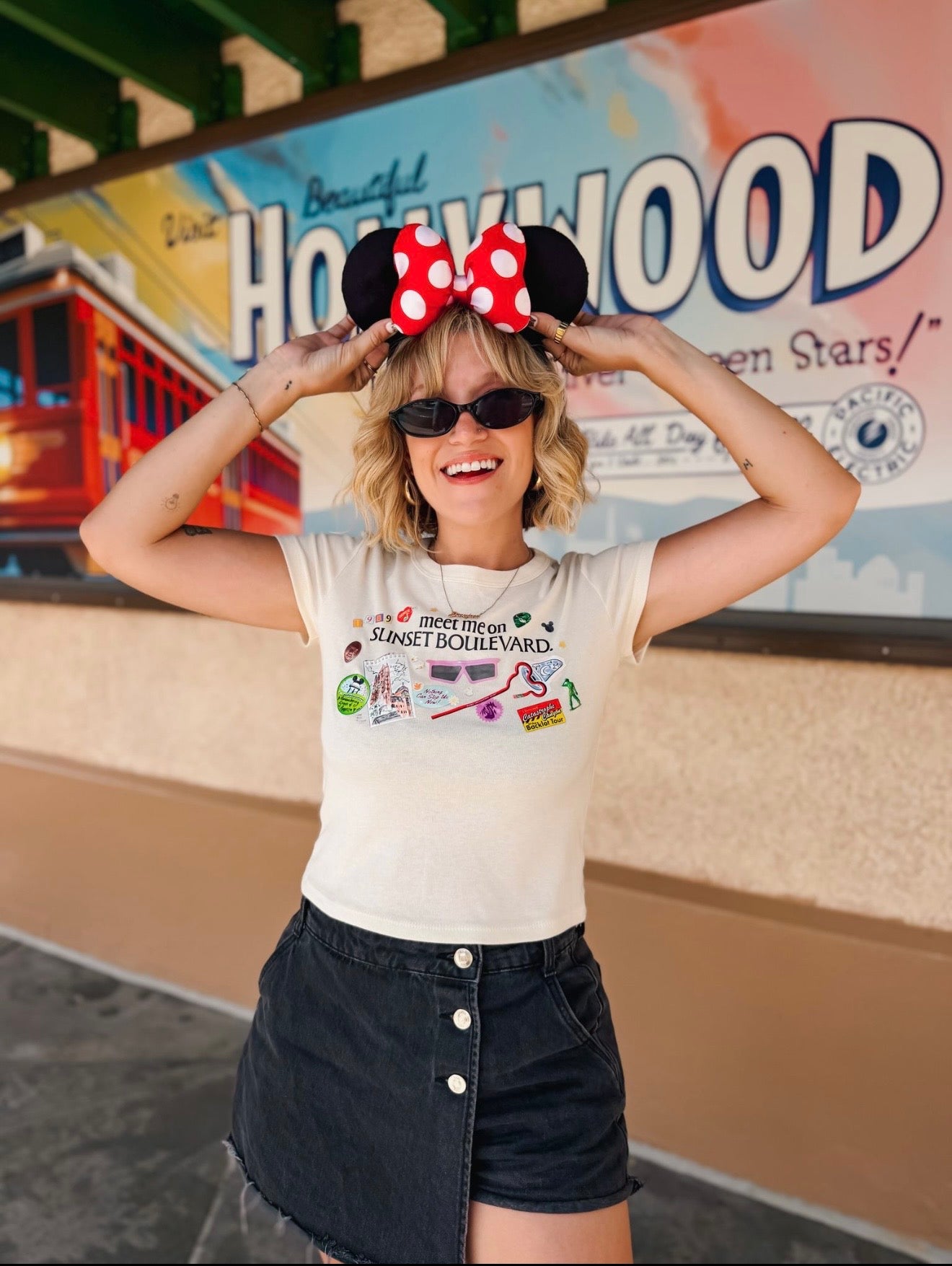 Meet Me On Sunset Blvd Baby Tee - The Lost Bros