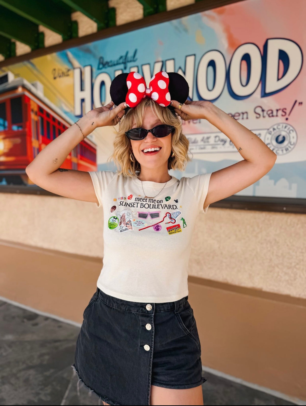 Meet Me On Sunset Blvd Baby Tee