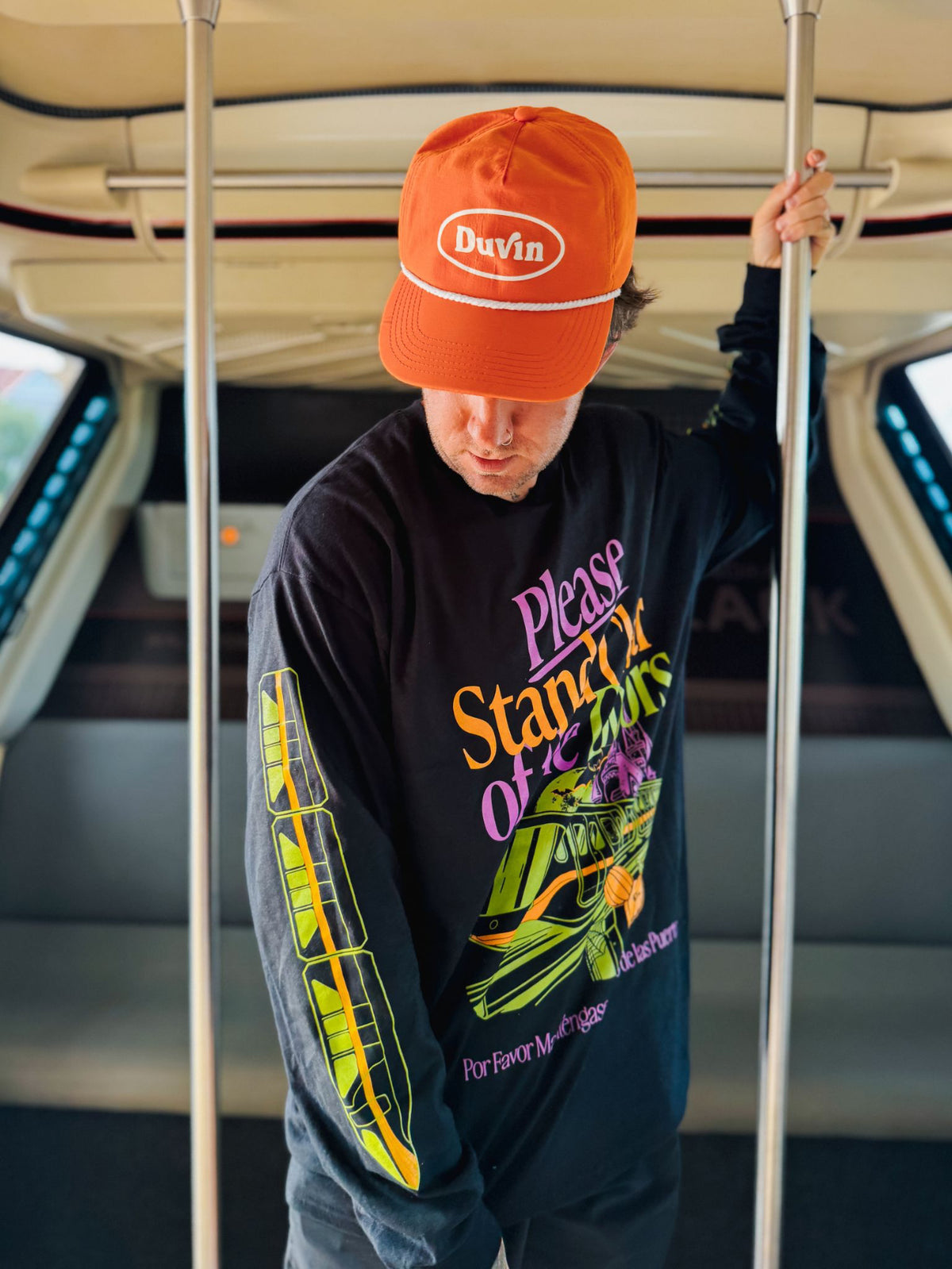 Please Stand Clear Long Sleeve Tee - Halloween Variant
