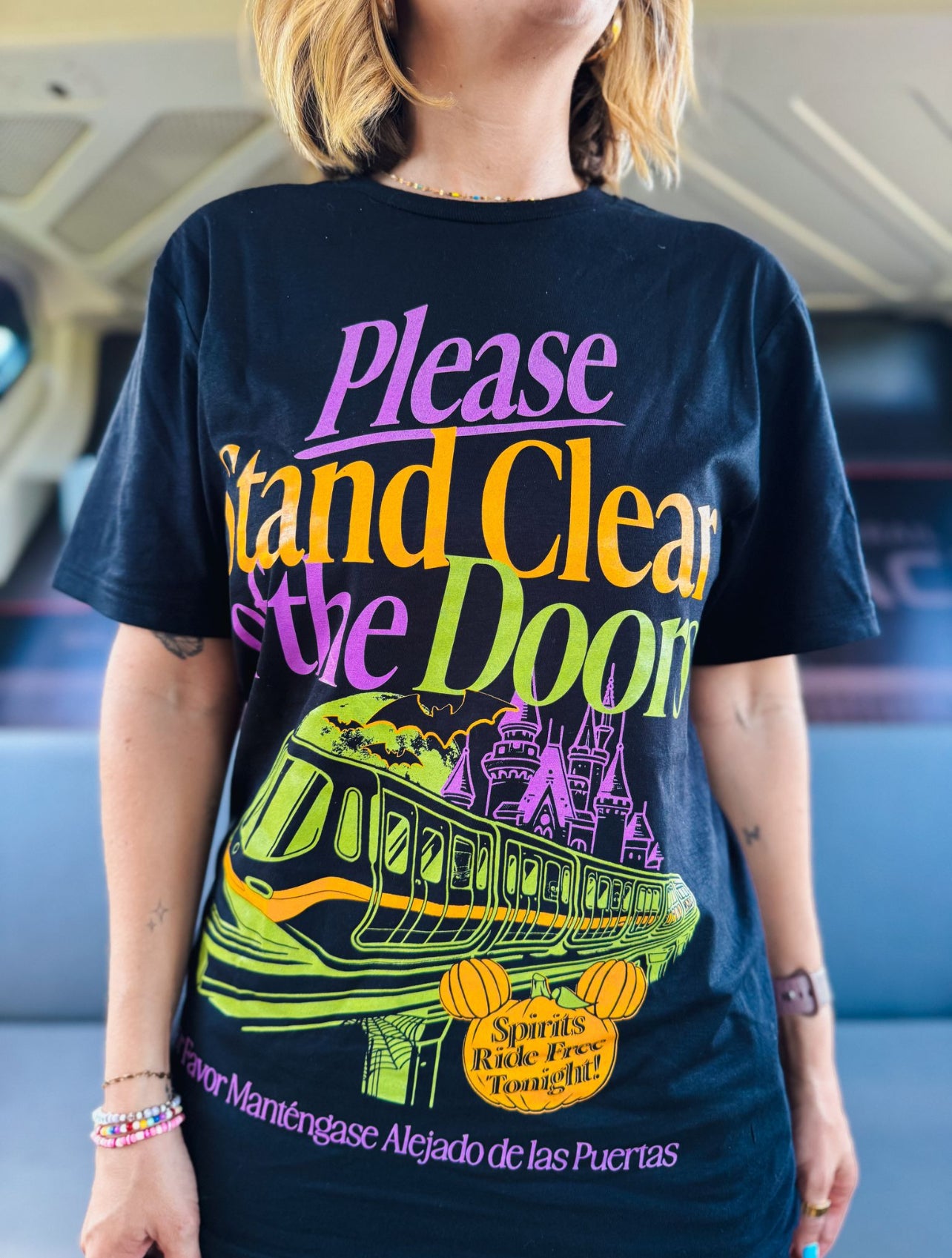 Please Stand Clear Tee - Halloween Variant