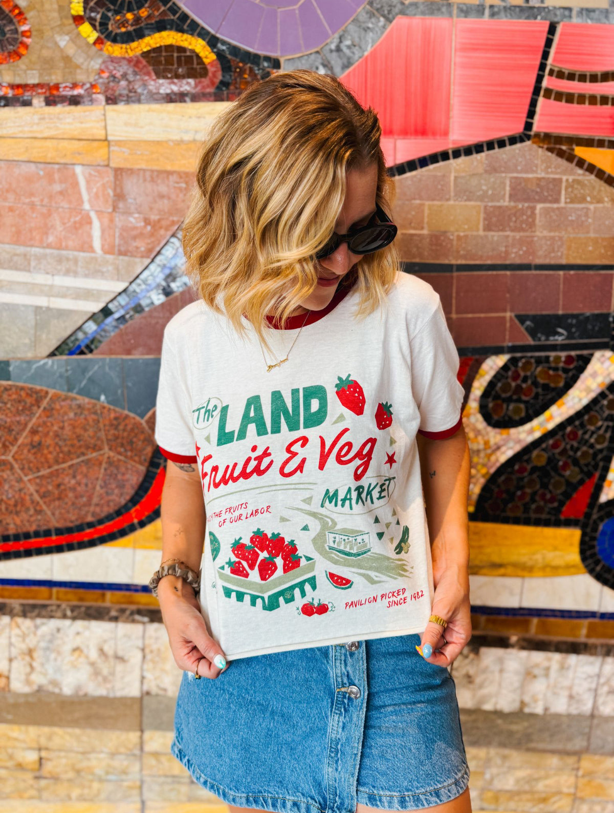 The Farmer’s Market Ringer Tee