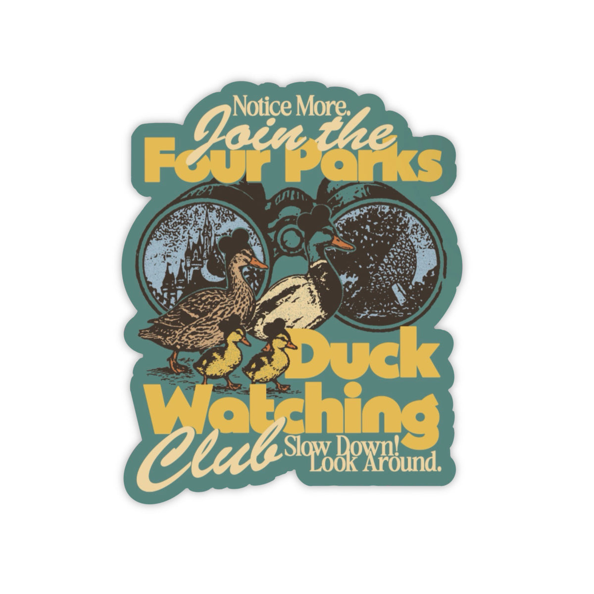 🎁 Duck Watching Club Sticker (100% off)