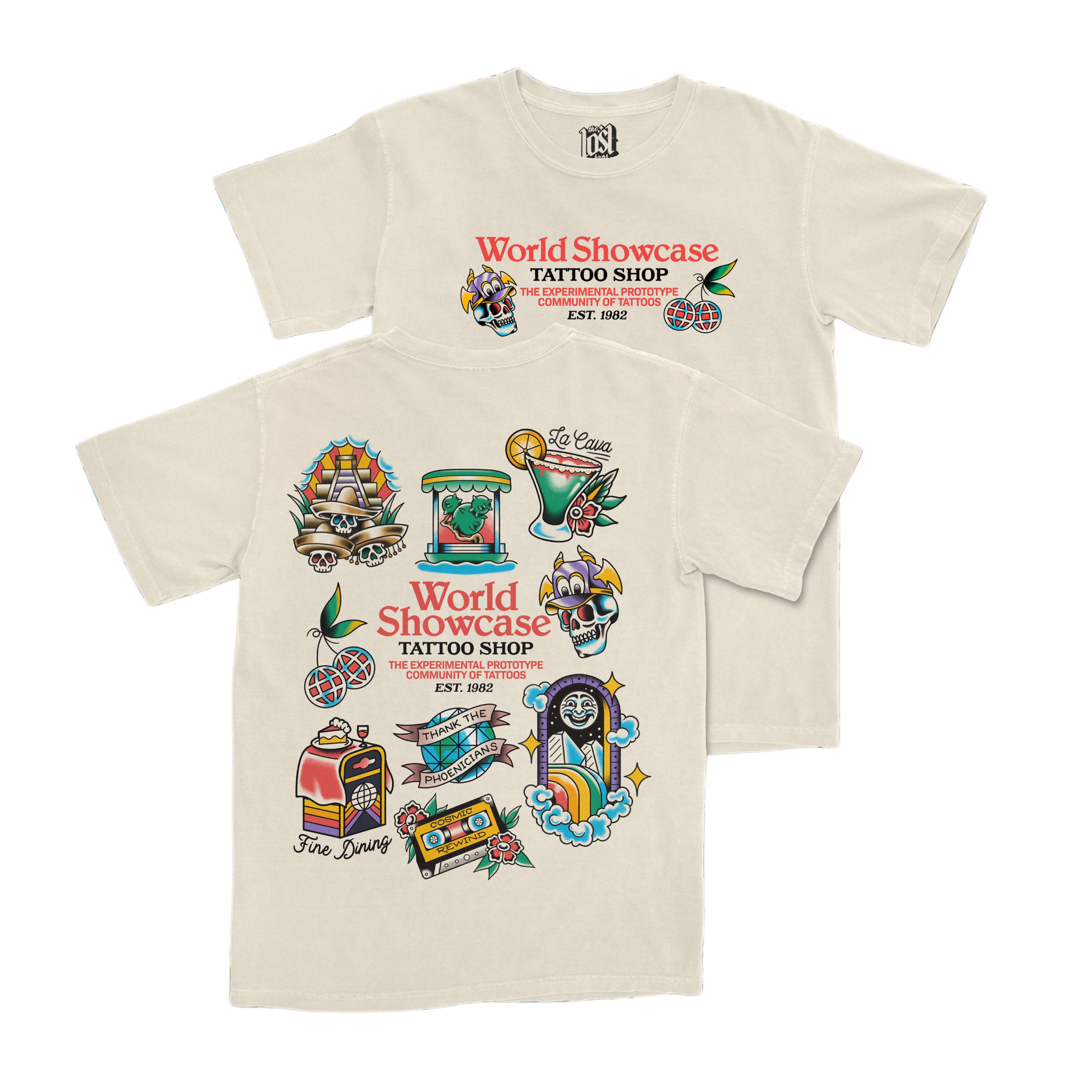 World Showcase Tattoo Shop Tee