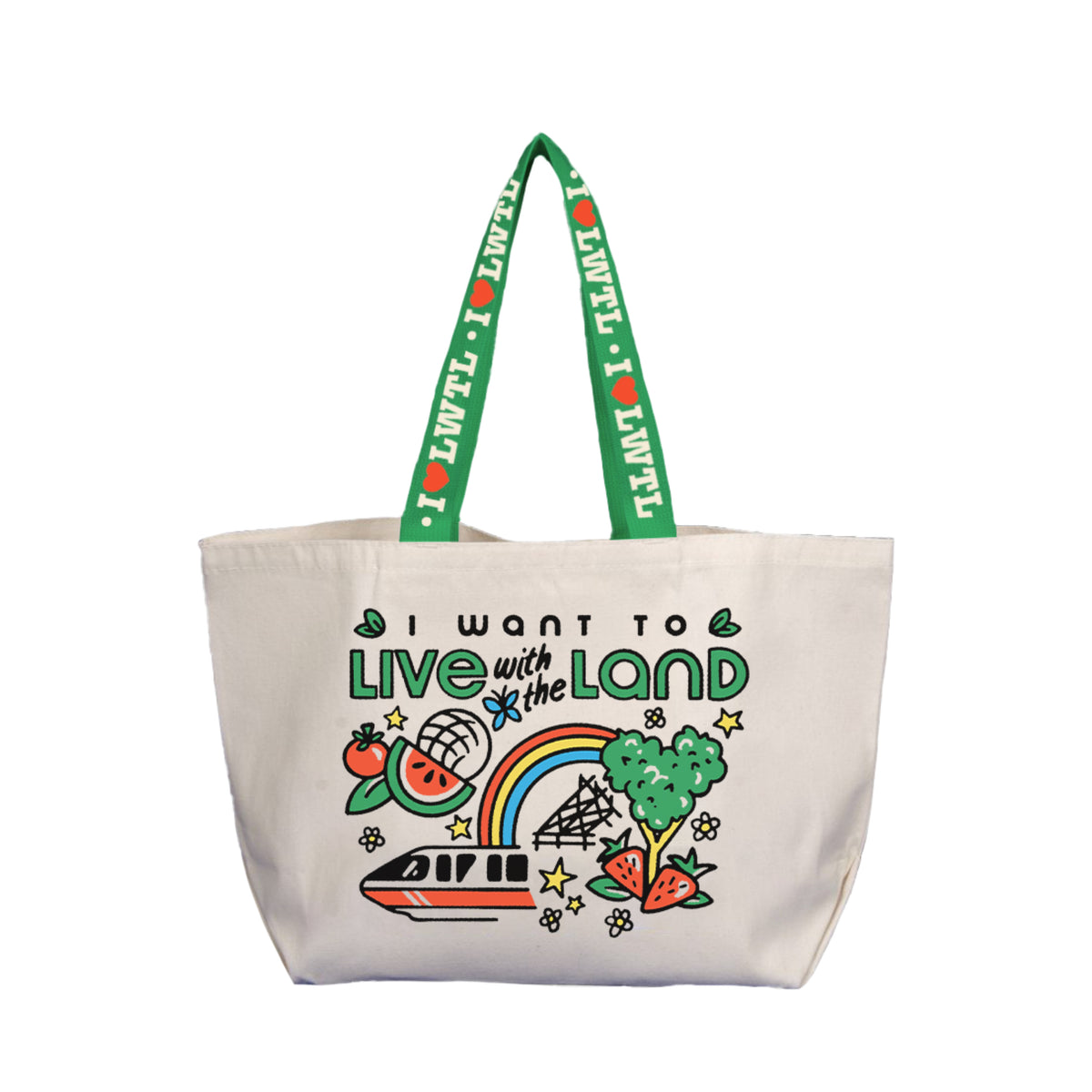 I Want To Live With The Land Tote - Supermarket Variant