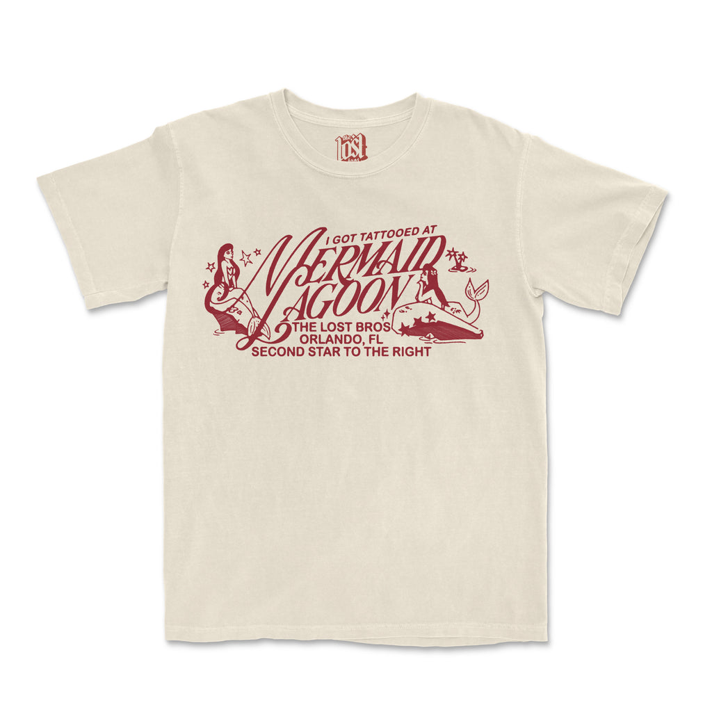 I Got Tattooed At Mermaid Lagoon Tee - Red Variant