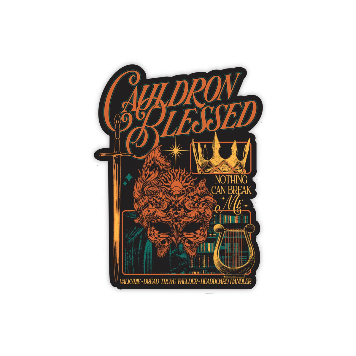 Cauldron Blessed Sticker