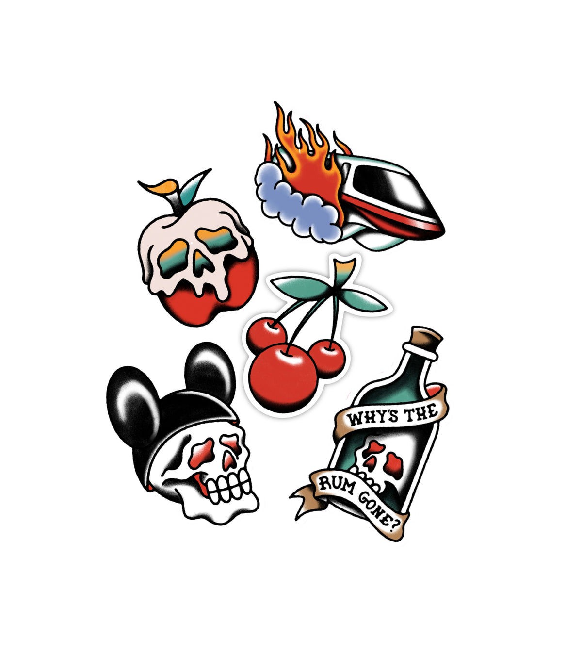 Walt’s Tattoo Shop Sticker Pack