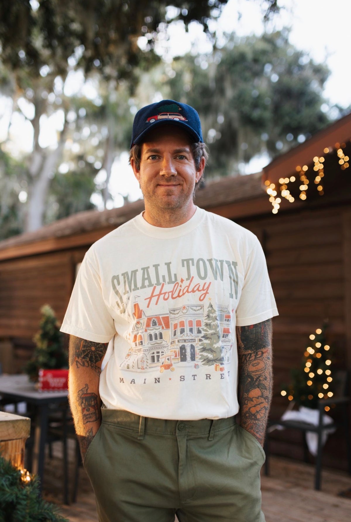 Small Town Holiday Tee