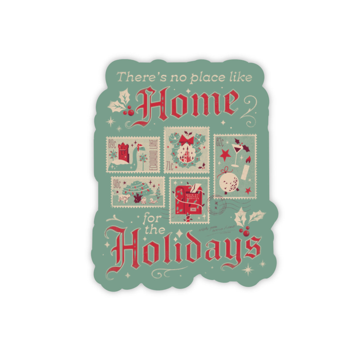 Home for the Holidays Sticker