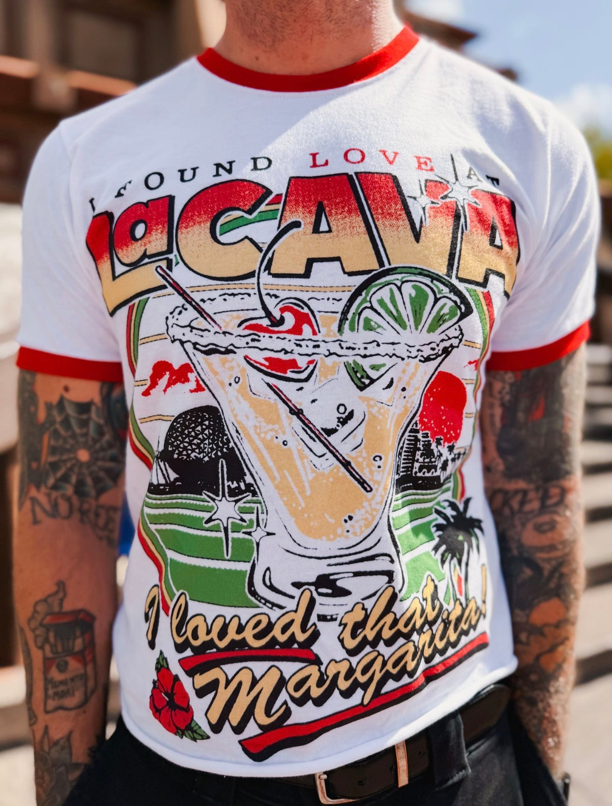 I Found Love At La Cava Ringer Tee