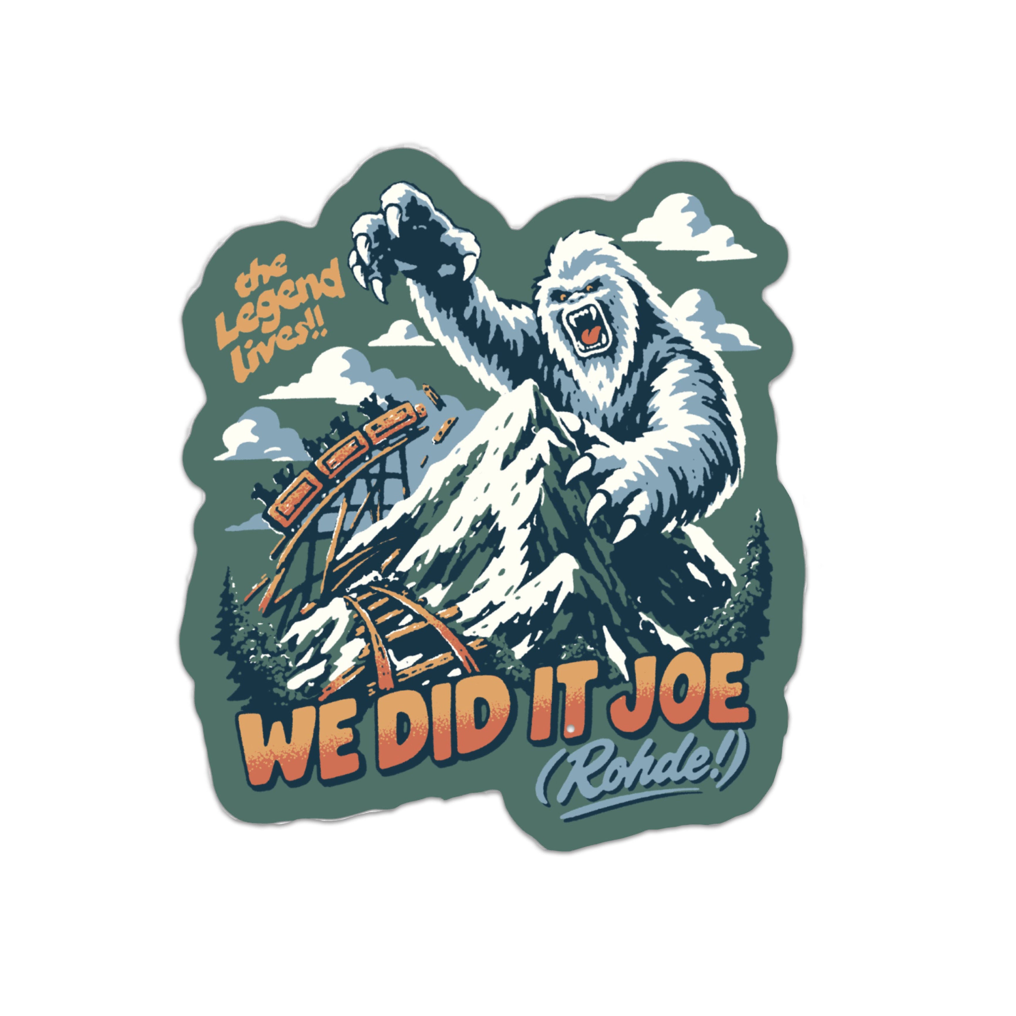 We Did It Joe Sticker