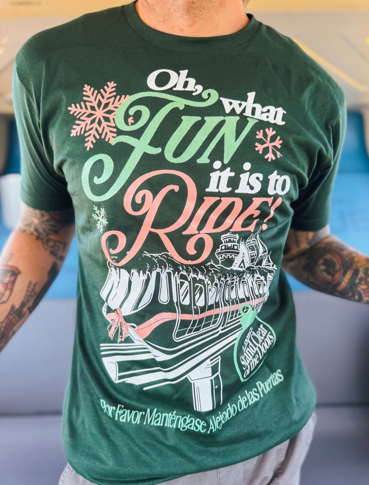 Oh What Fun Monorail Tee