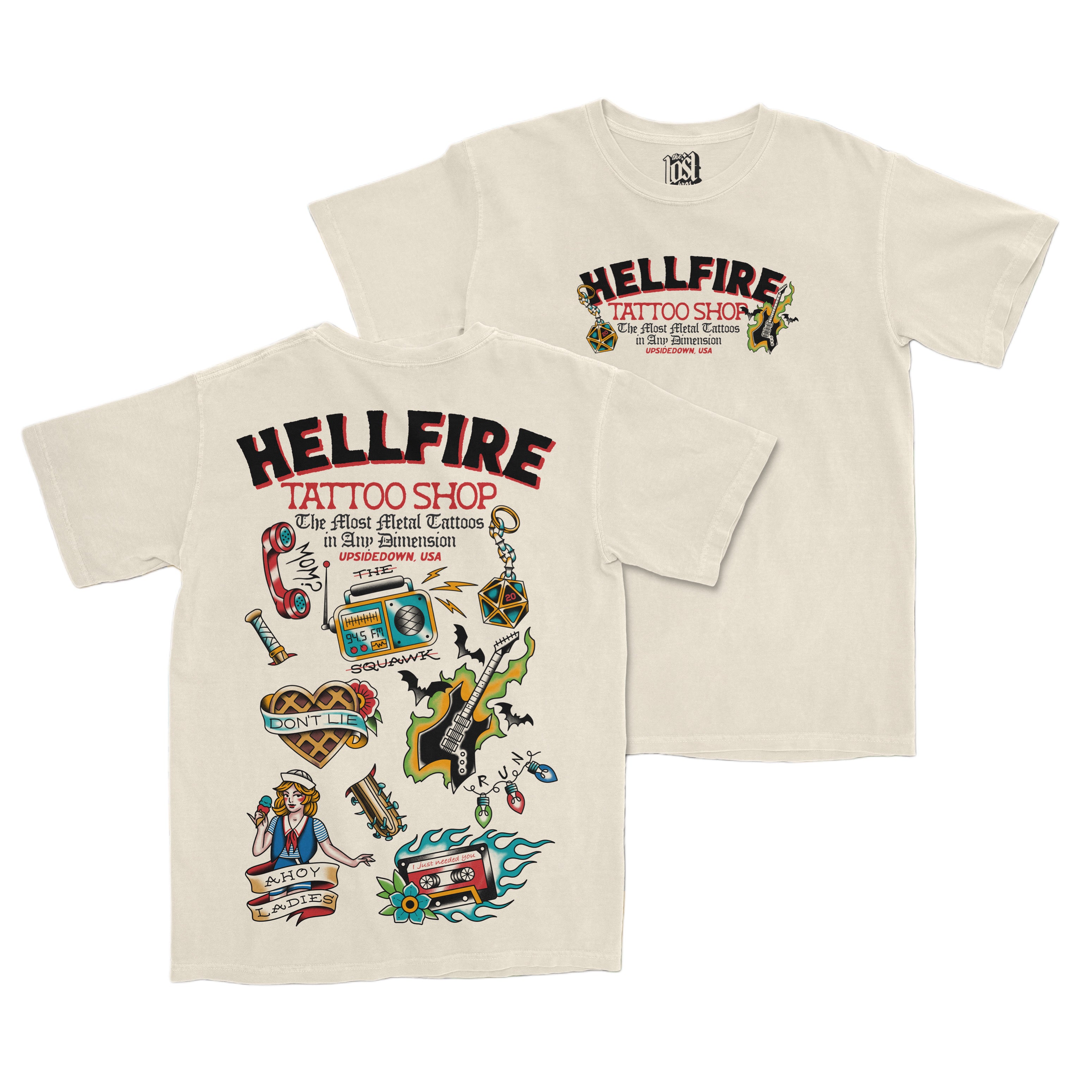 Hellfire Tattoo Shop Tee - The Lost Bros