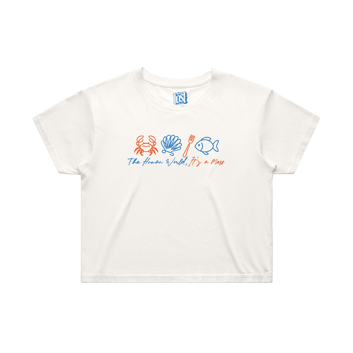 It’s A Mess Crop Tee