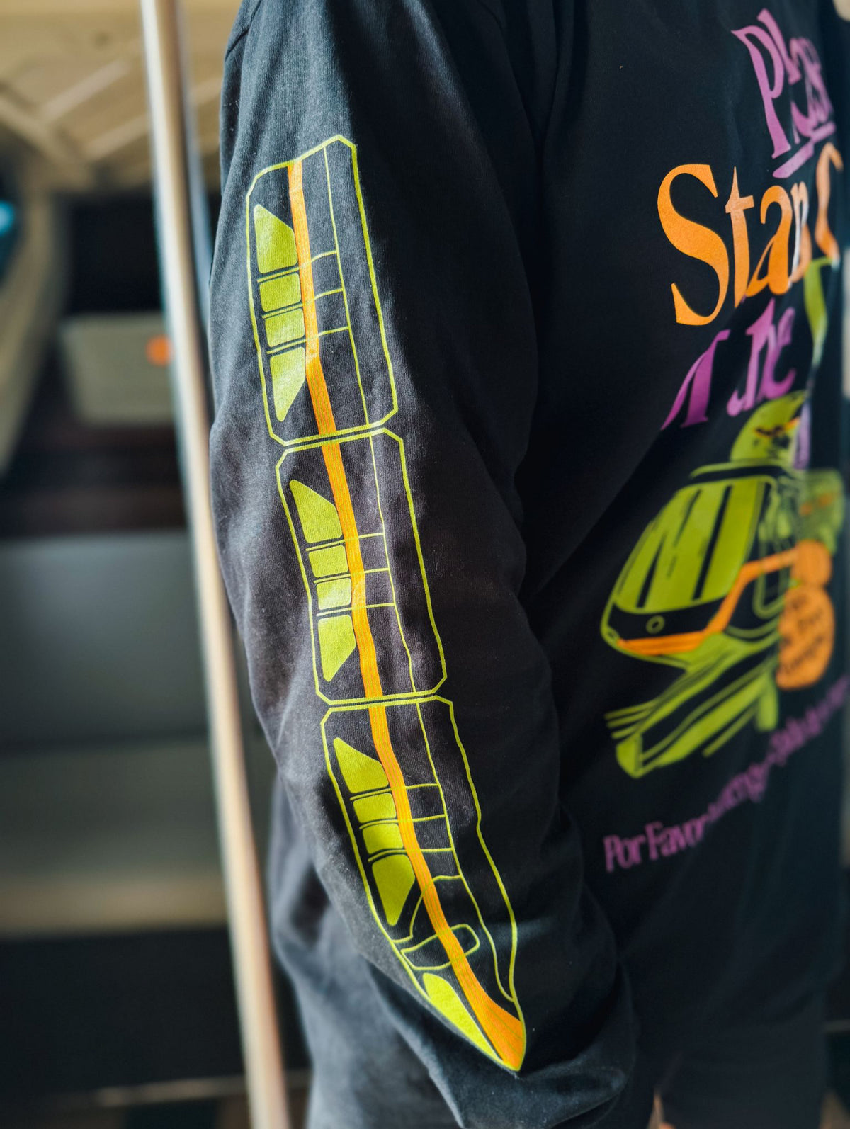 Please Stand Clear Long Sleeve Tee - Halloween Variant