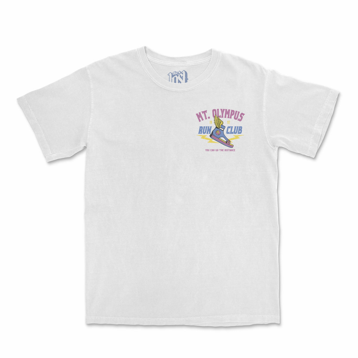 Mt. Olympus Run Club Tee - White