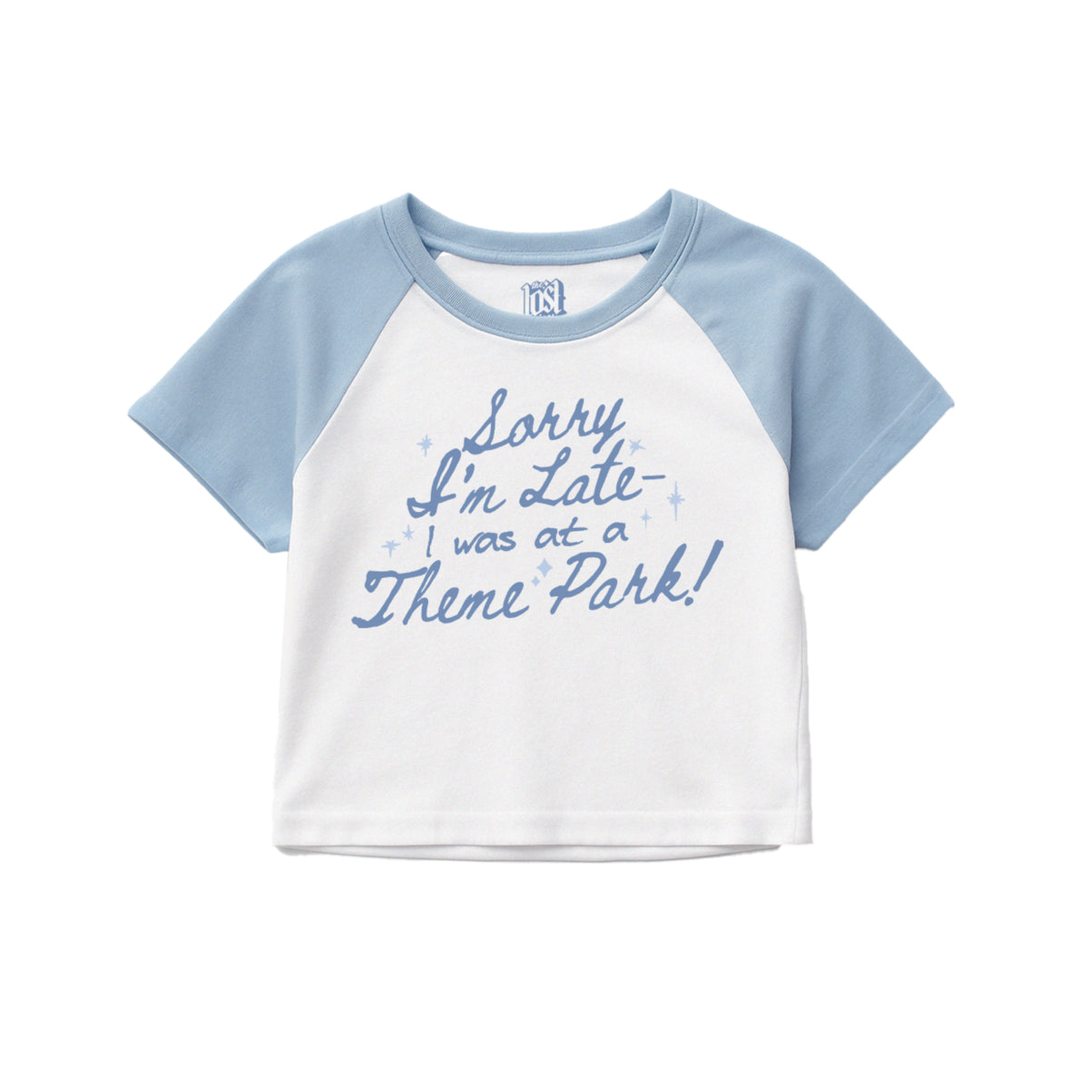 Sorry I’m Late Raglan Crop Tee