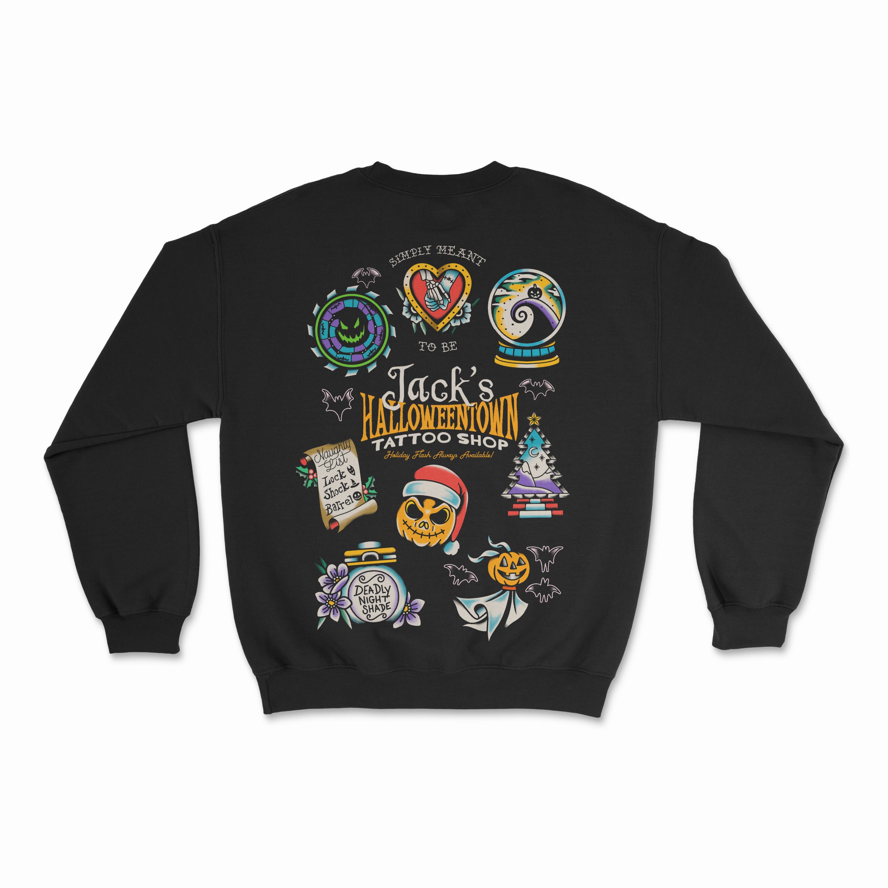 Jack’s Halloweentown Tattoo Shop Sweatshirt