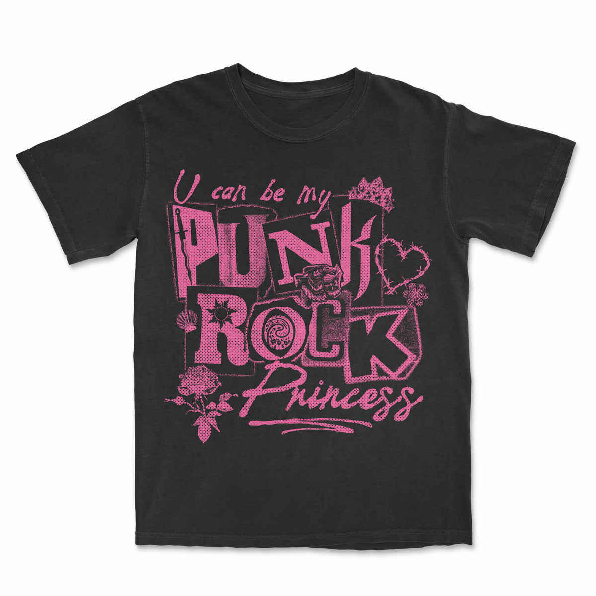 Punk Rock Princess Tee - Black