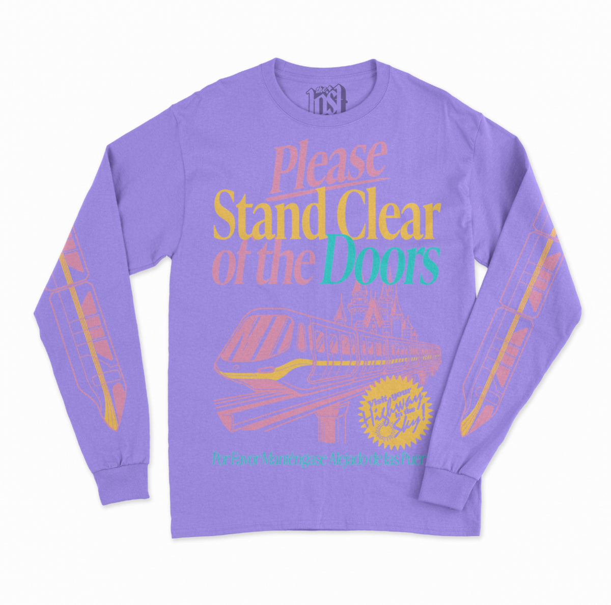 Please Stand Clear Long Sleeve - Purple - Summer Variant