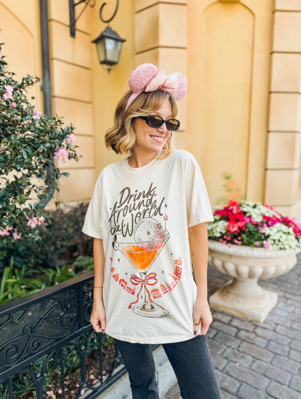 Drink Around the World Tee - Martini Variant