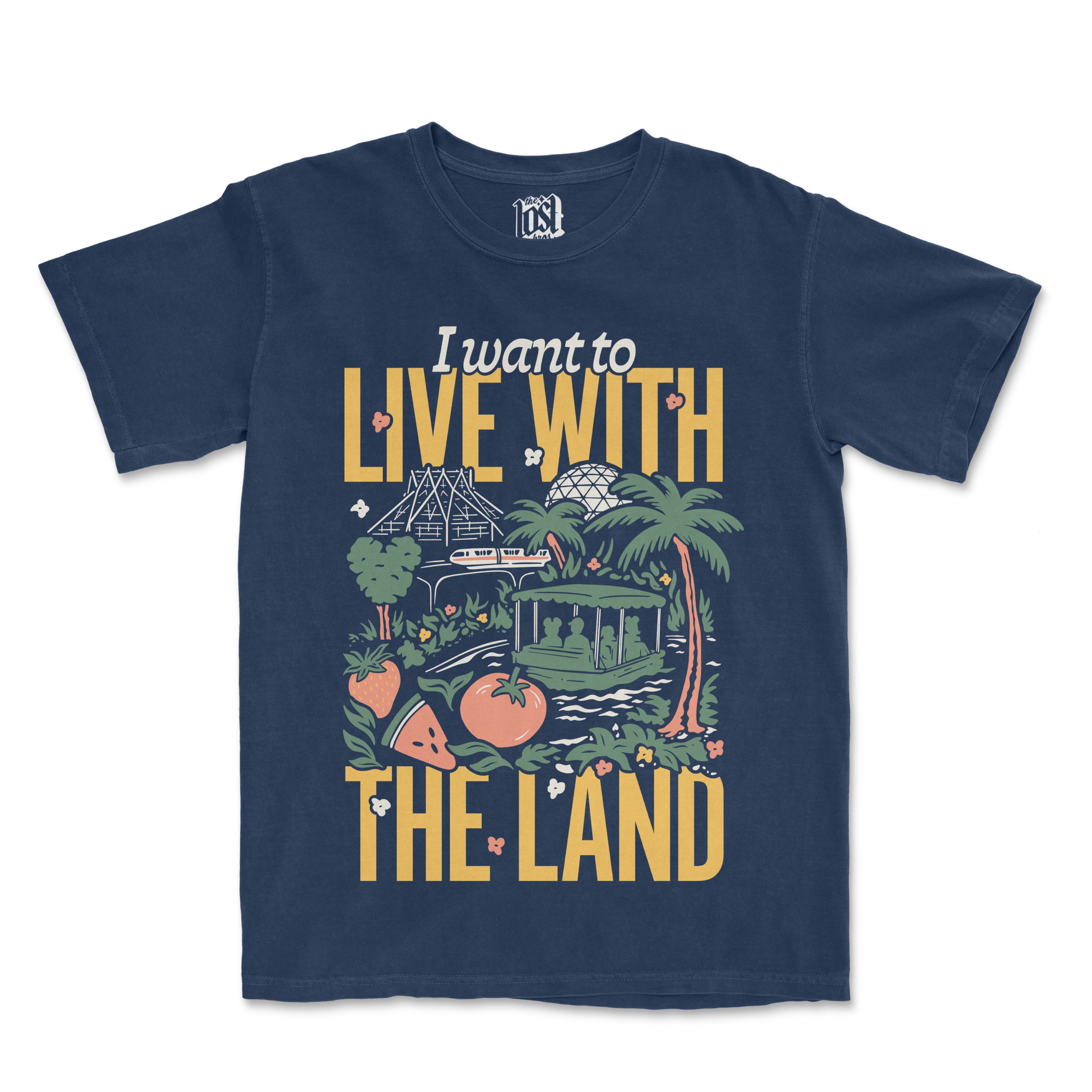 I Want To Live With The Land Tee - The Lost Bros