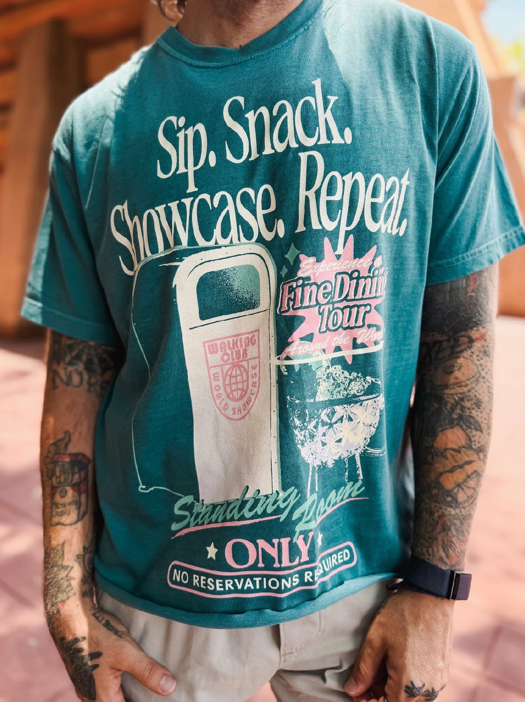 Sip Snack Showcase Tee